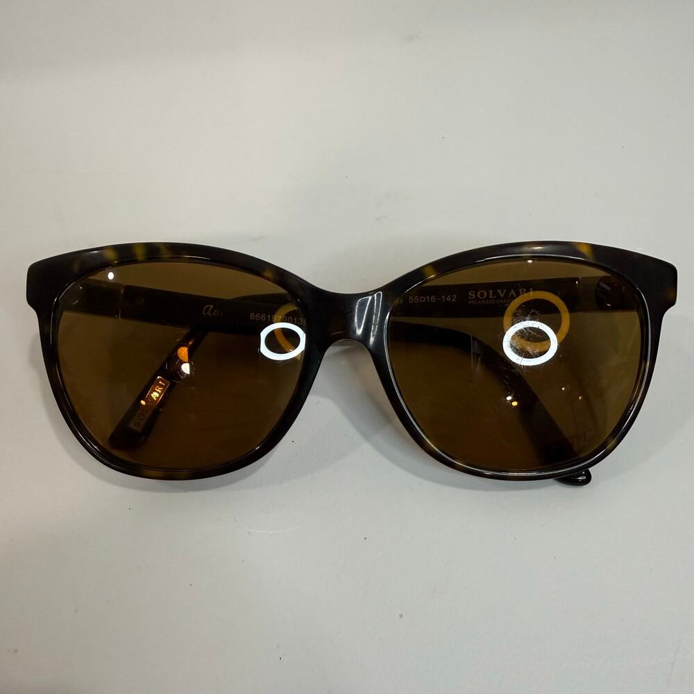 Solvari Tortoise Eyeglasses  55-16-142 Women’s Glasses Rhinestone Frames Only